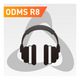 ODMS R8 icon with headset superimposed to represent ODMS R8 Transcription Module