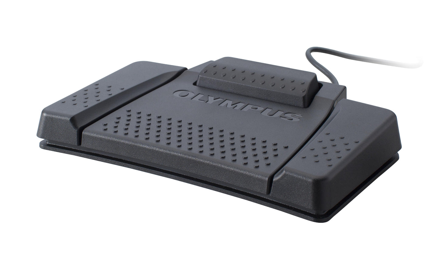 Olympus RS-31 H transcription foot pedal on white background