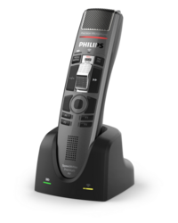 Phiilips SpeechMike Air in docking station