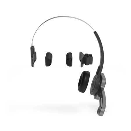Philips SpeechOne dictation headset microphone with spare ear foams
