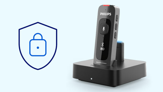 Philips PSM5000 SpeechMike Ambient with Dock & Wireless Adapter