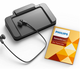 Philips LFH7277  digital transcription kit including a foot pedal, stereo headset, and a Philips LFH4512 SpeechExec Pro Transcribe software package.