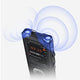 Olympus DS-2600 with indication of position and orientation of stereo microphones which can be used for recording multiple speakers