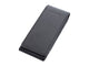 Black Olympus dictaphone carry case on a white background