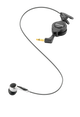A Philips LFH9162 Telephone Pickup Microphone with a retractable cord and a 3.5mm plug.
