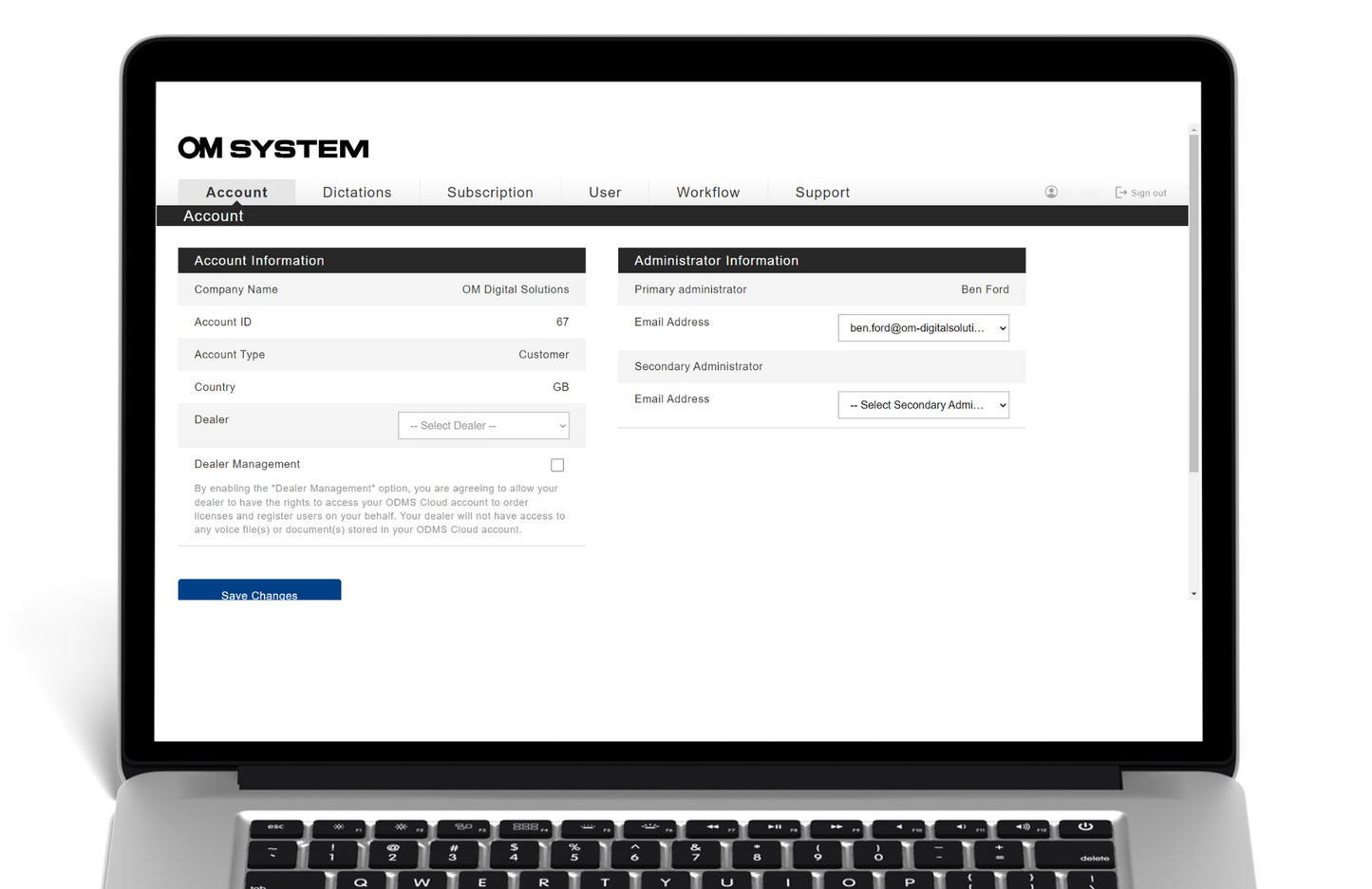 OM System ODMS Cloud – 12-month subscription