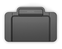Airial shot of Philips ACC2310 three button transcription foot switch